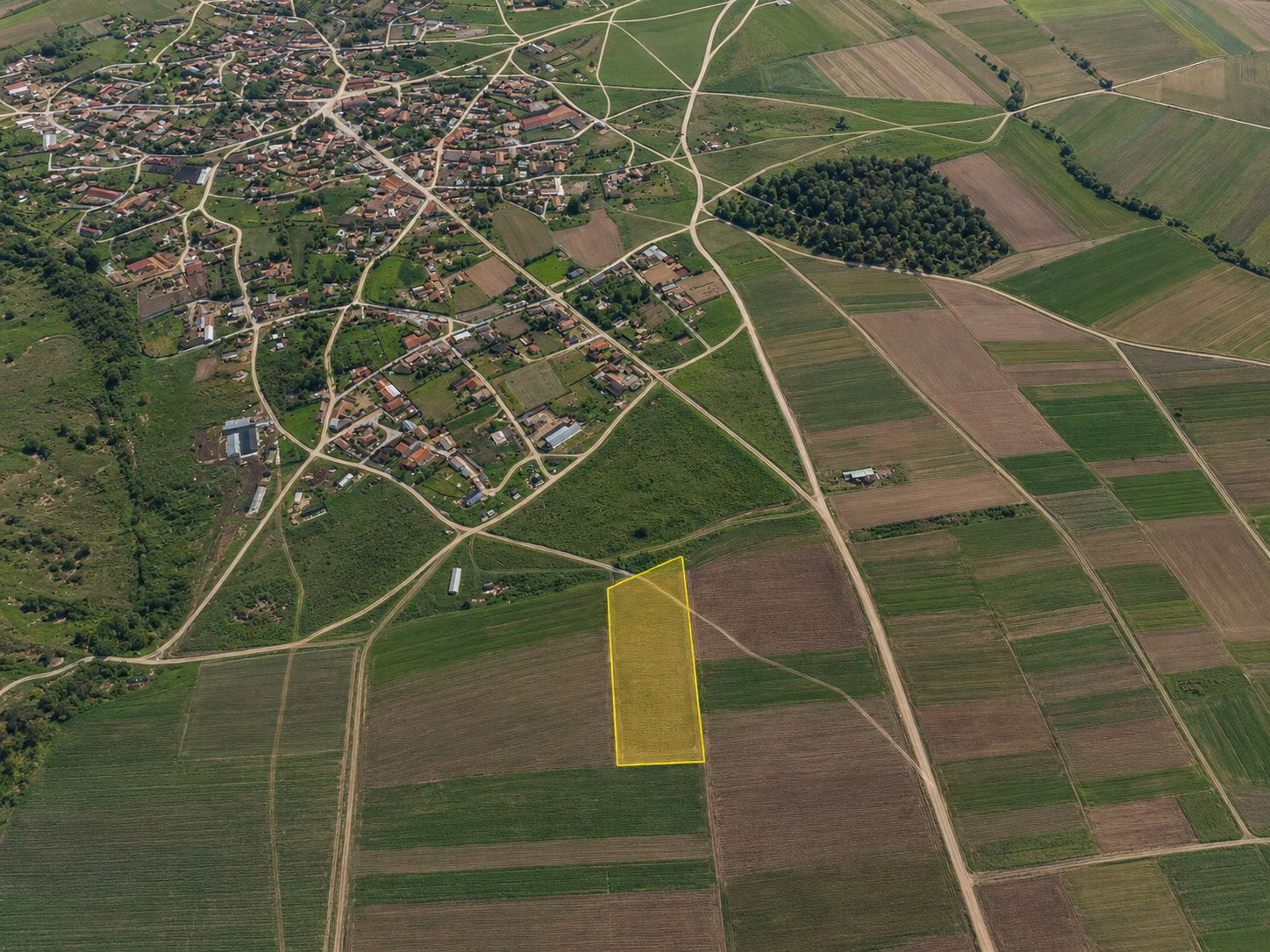 7,447 m² Single-Title Land Adjacent to the Residential Boundary in Tatarlar, Süloğlu